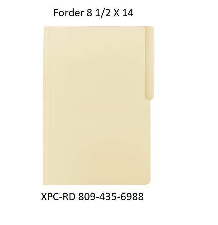 ventas de FORDERS 8.5X 14